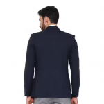 Solid men nevy blue suit for men